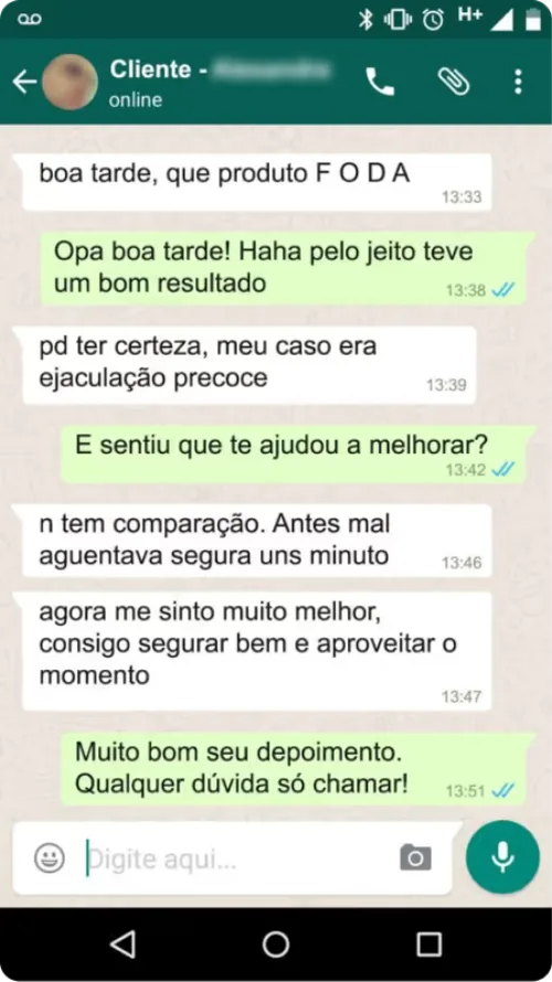 Conversa de cliente